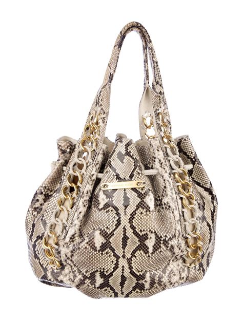 mk snakeskin purse